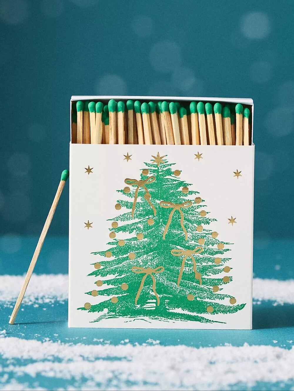 Anthropologie Archivist Christmas Tree Square Christmas Matches